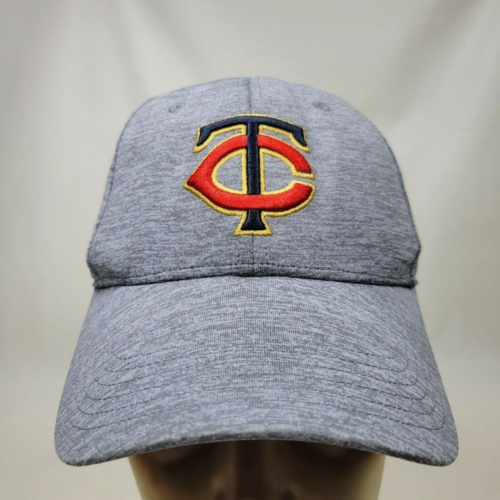 Under Armour Minnesota Twins Snapback Hat Cap TC Heather Gray Gold Red Blue